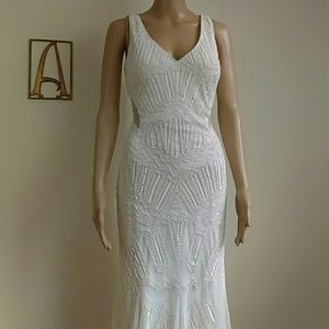 NWT Stunning Beaded Wedding or Prom Gown.